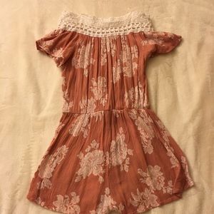 Off the shoulder romper